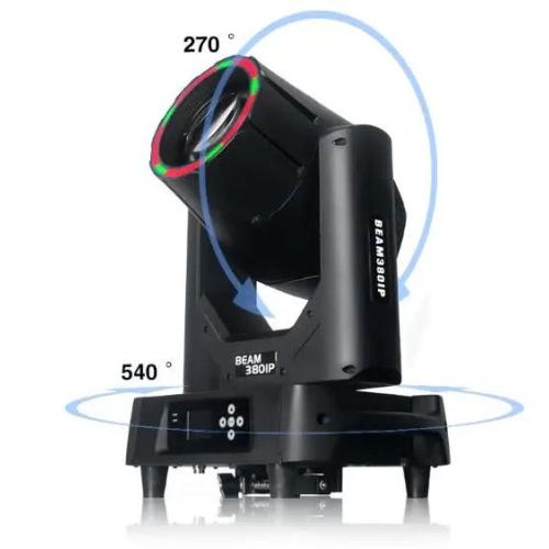 DJLicht 380W IP65 movinghead met ledring waterdicht, Geluidgestuurd, ., Nieuw, Ophalen of Verzenden