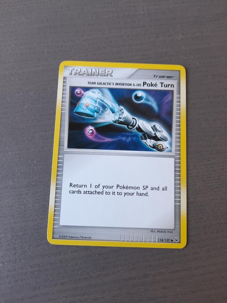 2009 platinum 118/127 poke turn, Ophalen of Verzenden, Gebruikt, Losse kaart