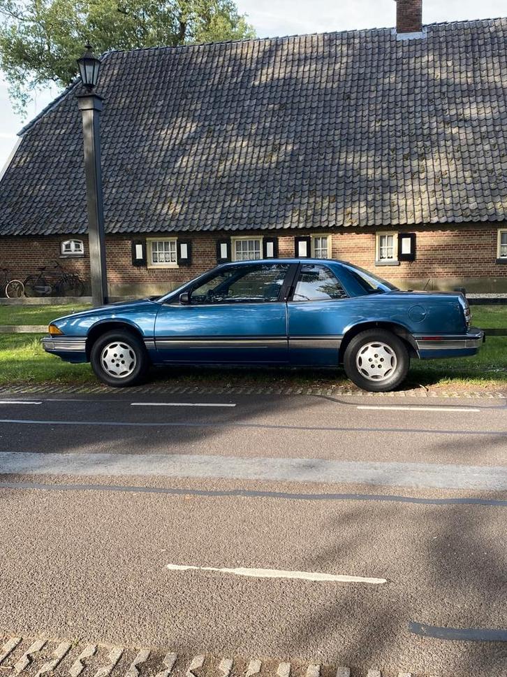 Buick Regal 1989 Blauw, Auto's, Buick, Particulier, Regal, Benzine, Coupé, Automaat, Geïmporteerd, Blauw, Blauw, Velours, Voorwielaandrijving