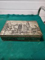 blik patria met gebouwen oud blik, Ophalen of Verzenden