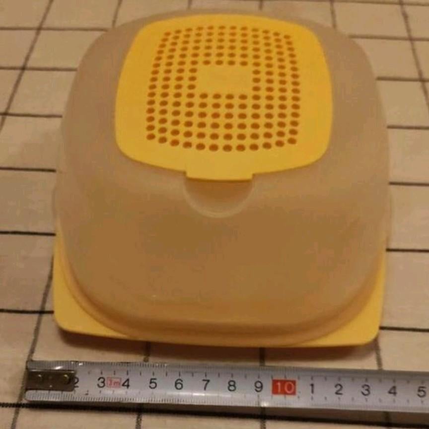 Tupperware kaasbak met ventilatie - Gratis, Ophalen, Gebruikt, Geel