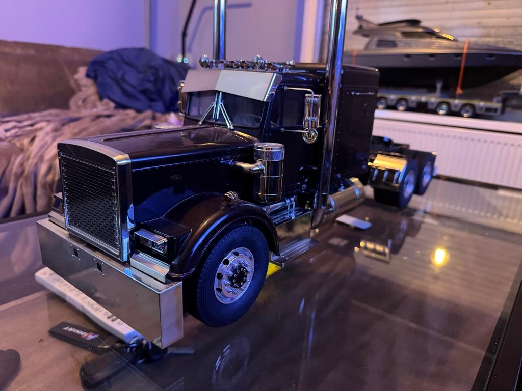 Tamiya 1:14 truck, Hobby en Vrije tijd, Modelbouw | Auto's en Voertuigen, Overige merken, Groter dan 1:32, Ophalen of Verzenden