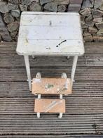 Retro keukentrapje/krukje met 2 opklapbare treden, Ophalen, Gebruikt, Trap, Minder dan 2 meter