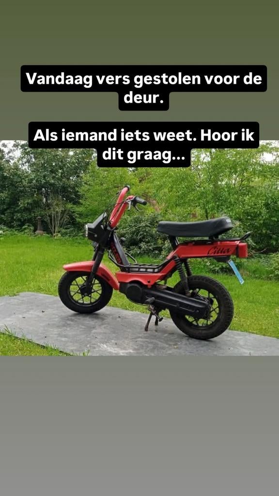 Gestolen: Gilera Citta 2005 - Tipgeld €85,- Ede-Wageningen, Ophalen of Verzenden, Gebruikt, Tweetakt, Gilera