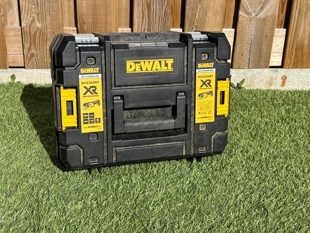 DeWalt koffer DCS356NT, Variabele snelheid, Overige typen, Ophalen of Verzenden, Zo goed als nieuw