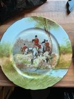 Set van 2 decoratieve borden met jachtscènes, Ophalen of Verzenden