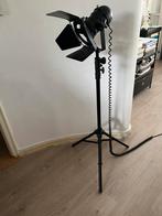 Filmspot fotografenlamp industriële spot Zwart metaal, Ophalen, Zo goed als nieuw, Metaal of Aluminium
