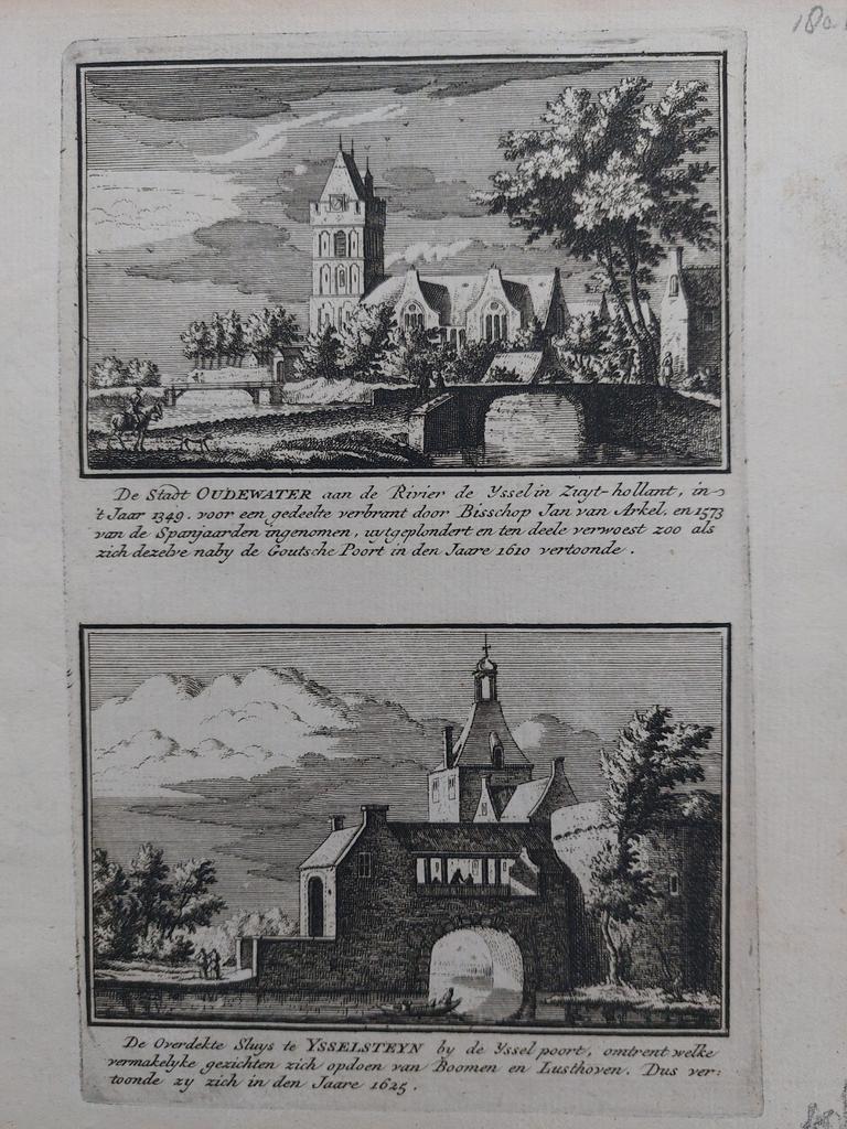 180-174 / Stad Oudewater & sluis Ijsselstein, Ophalen of Verzenden