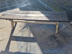 1 opknappen houten tuinbanken, Ophalen, Gebruikt, Hout