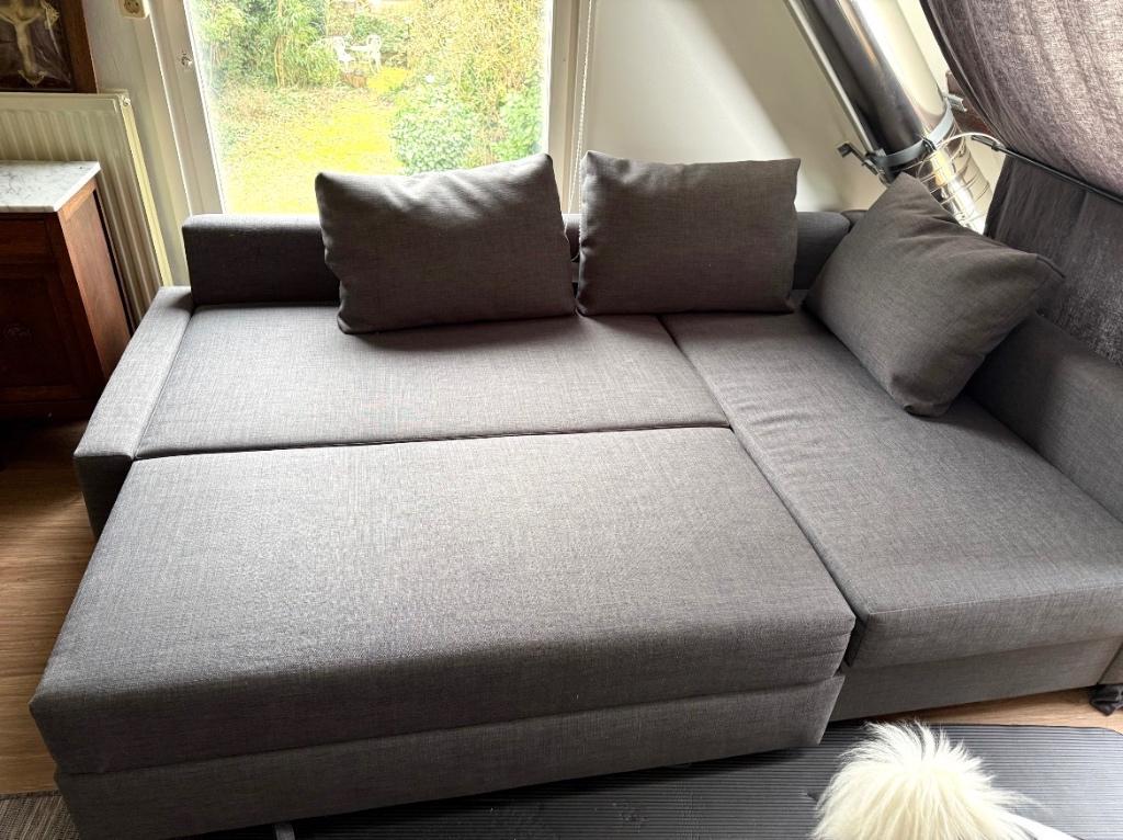 Slaapbank, Ophalen, Tweepersoons, Zo goed als nieuw, Overige maten