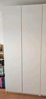 IKEA PAX Kledingkast 1m breed, 2.36m hoog, mat witte deuren, Overige materialen, 100 tot 150 cm, Modern, Scandinavisch, 200 cm of meer