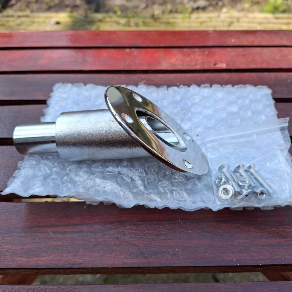 RVS gepolijste huiddoorvoer voor dieselkachel 24mm, Watersport en Boten, Accessoires en Onderhoud, Ophalen of Verzenden