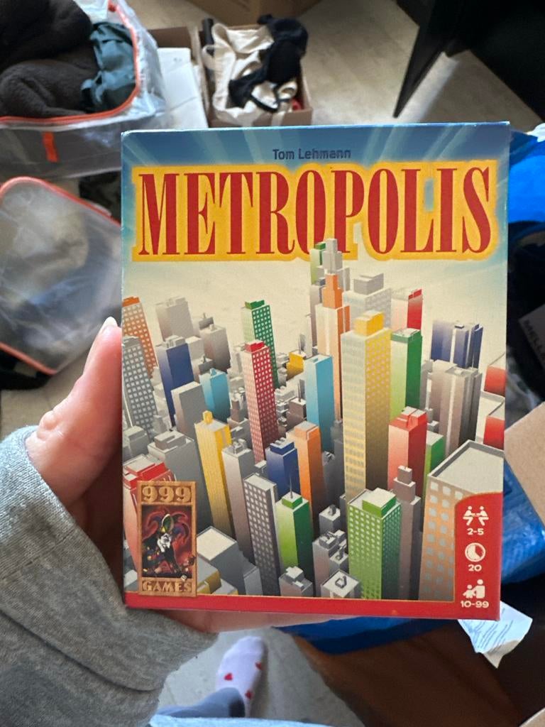 Metropolis bordspel van 999 Games, Hobby en Vrije tijd, Gezelschapsspellen | Bordspellen, Drie of vier spelers, Ophalen of Verzenden