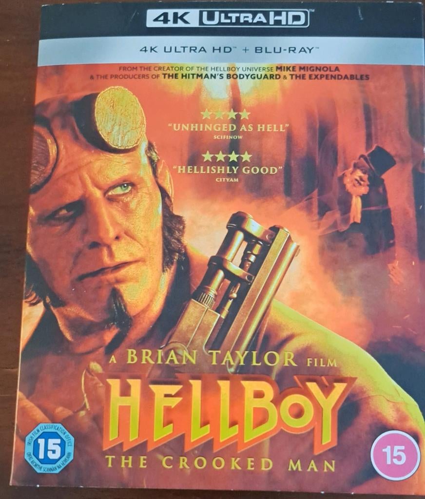 Hellboy the crooked man 4k blu-ray + blu-ray, Ophalen, Zo goed als nieuw