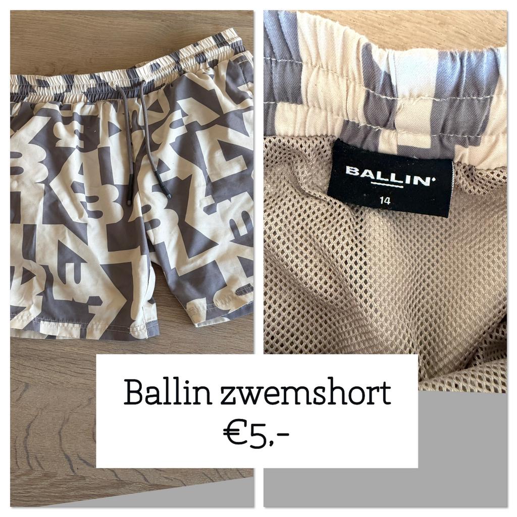 BALLIN zwemshort - maat 14 jr, Kinderen en Baby's, Kinderkleding | Maat 170, Ophalen of Verzenden, Gebruikt, Jongen, Sport- of Zwemkleding