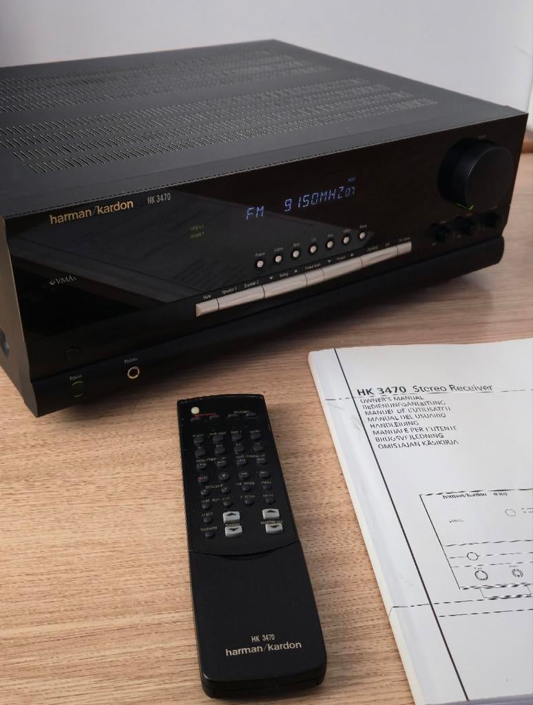 Harman Kardon HK-3470 bijna nieuw, Ophalen of Verzenden, Minder dan 60 watt, Overige merken