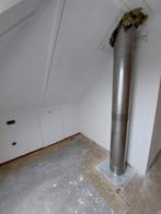 Complete set geïsoleerde kachelpijpen, dakdoorvoer, Huis en Inrichting, Kachels, Ophalen, Hout, Houtkachel