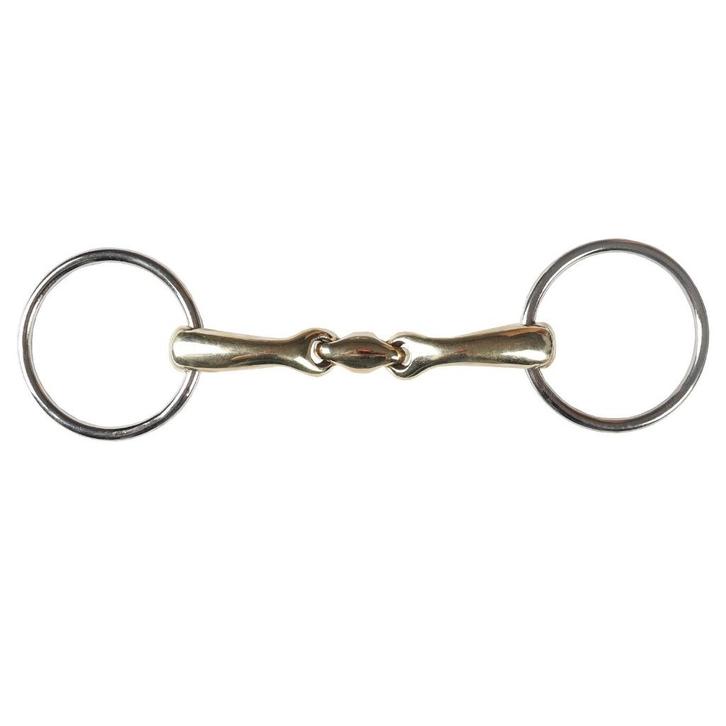 Dubbelgebr Watertrens Gold Brass Anatomisch 11.5. 12.5,13.5, Dieren en Toebehoren, Paarden en Pony's | Hoofdstellen en Tuigage