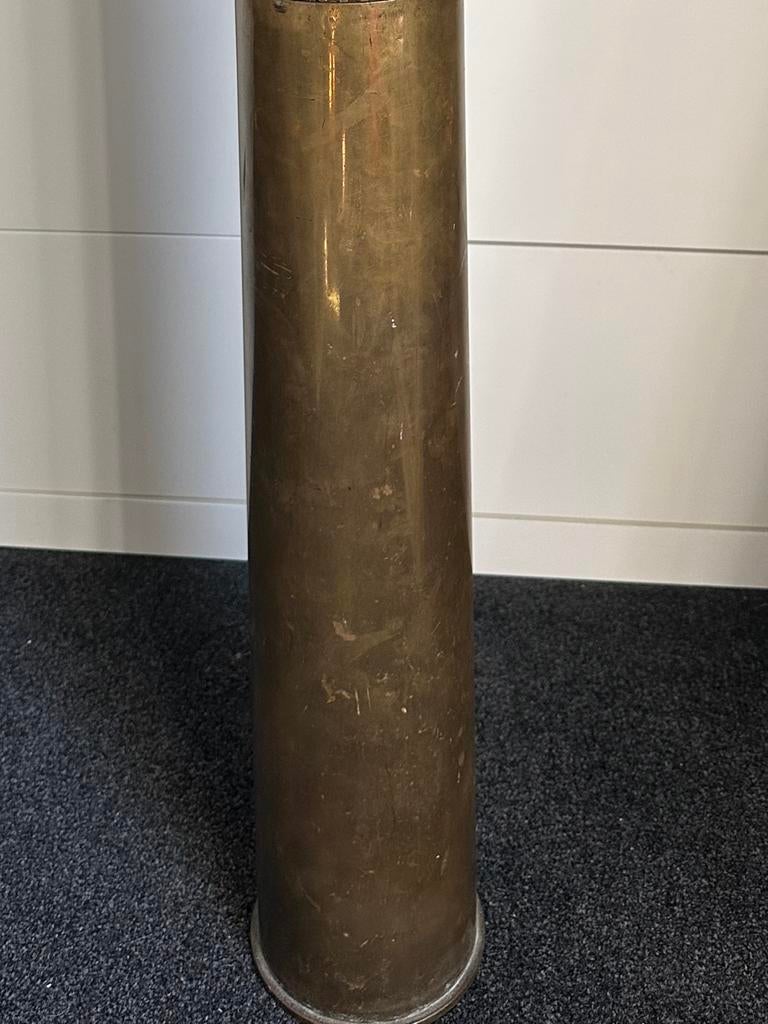 Britse 3.7‑inch luchtafweer huls –WO2 –1943 – volledig inert, Ophalen, Engeland, Hulzen of Bodemvondsten