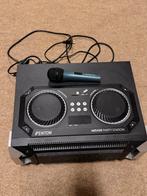 Fenton MDJ120 Party Station Karaoke Set met Microfoon, Ophalen of Verzenden, Zo goed als nieuw, Complete set