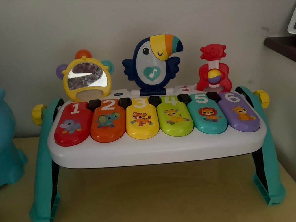 Vtech  piano, Ophalen, Zo goed als nieuw, 6 maanden tot 2 jaar