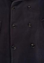 H&M Peacoat - Donkerblauwe Wollen Jas Maat M, Ophalen of Verzenden, Zo goed als nieuw, H&M, Maat 48/50 (M)