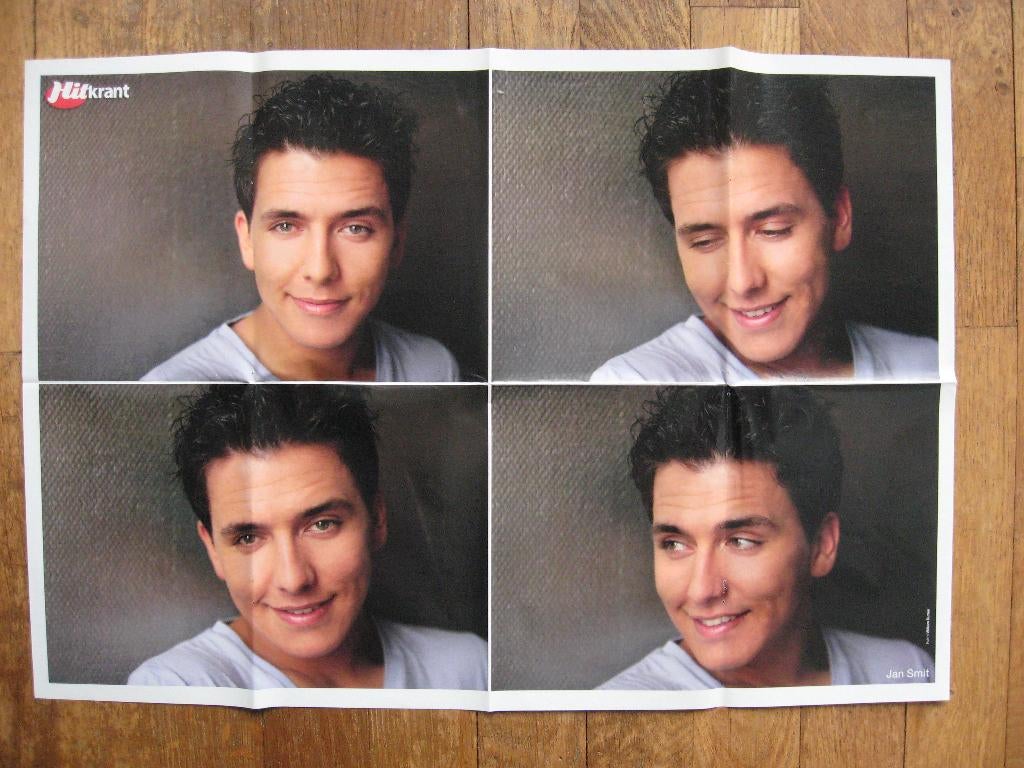 4 Hitkrant posters + artikelen (2003 - 2009 ?) Jan Smit, Verzamelen, Muziek, Artiesten en Beroemdheden, Poster, Artwork of Schilderij
