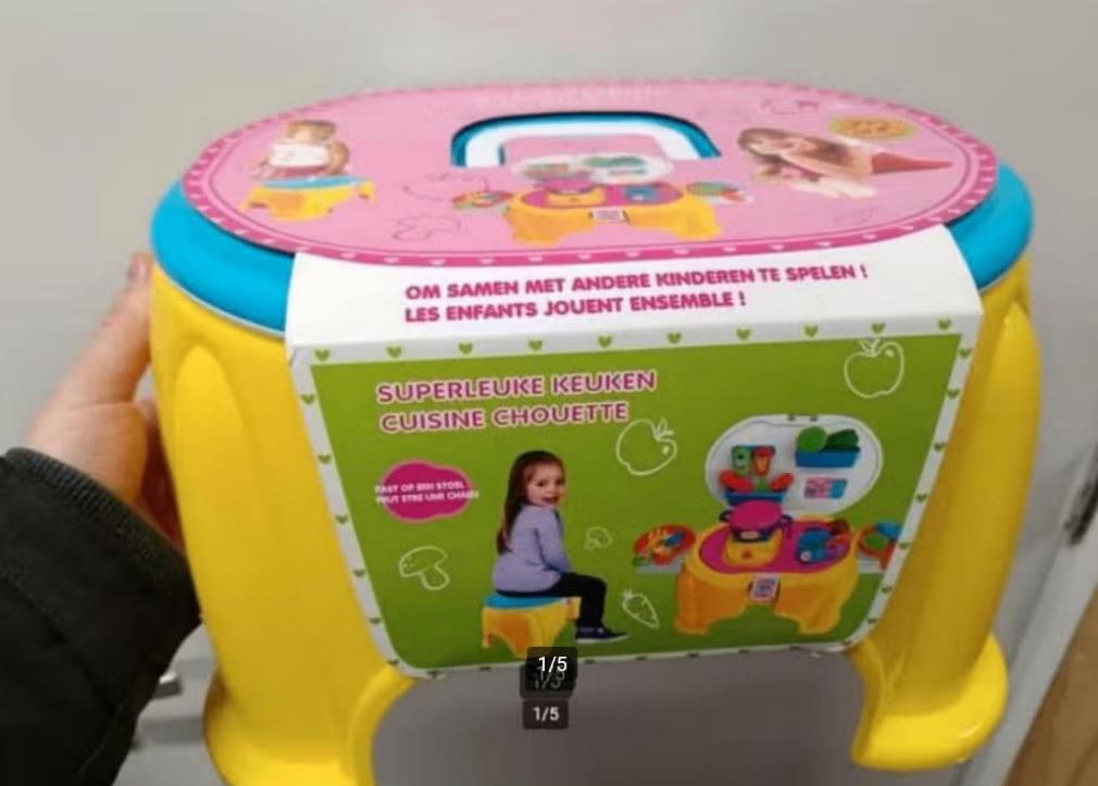 Speelkeuken voor onderweg nieuw ook als kruk te gebruiken, Nieuw, Ophalen of Verzenden