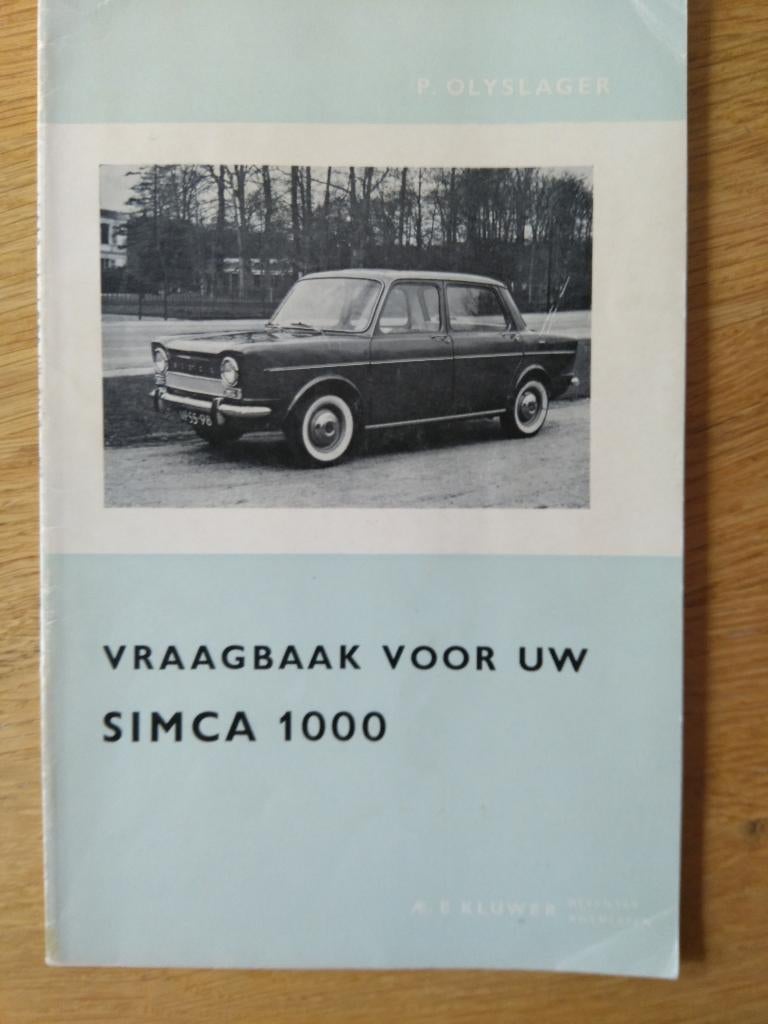 Vraagbaak Simca 900-1000 - 1961, Verzenden