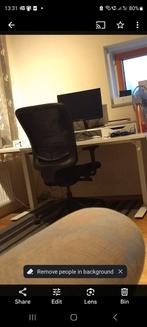 Ahrend Hoog verstelbaar Werkstation met Organizer, Ophalen, Gebruikt, Zwart, Bureaustoel