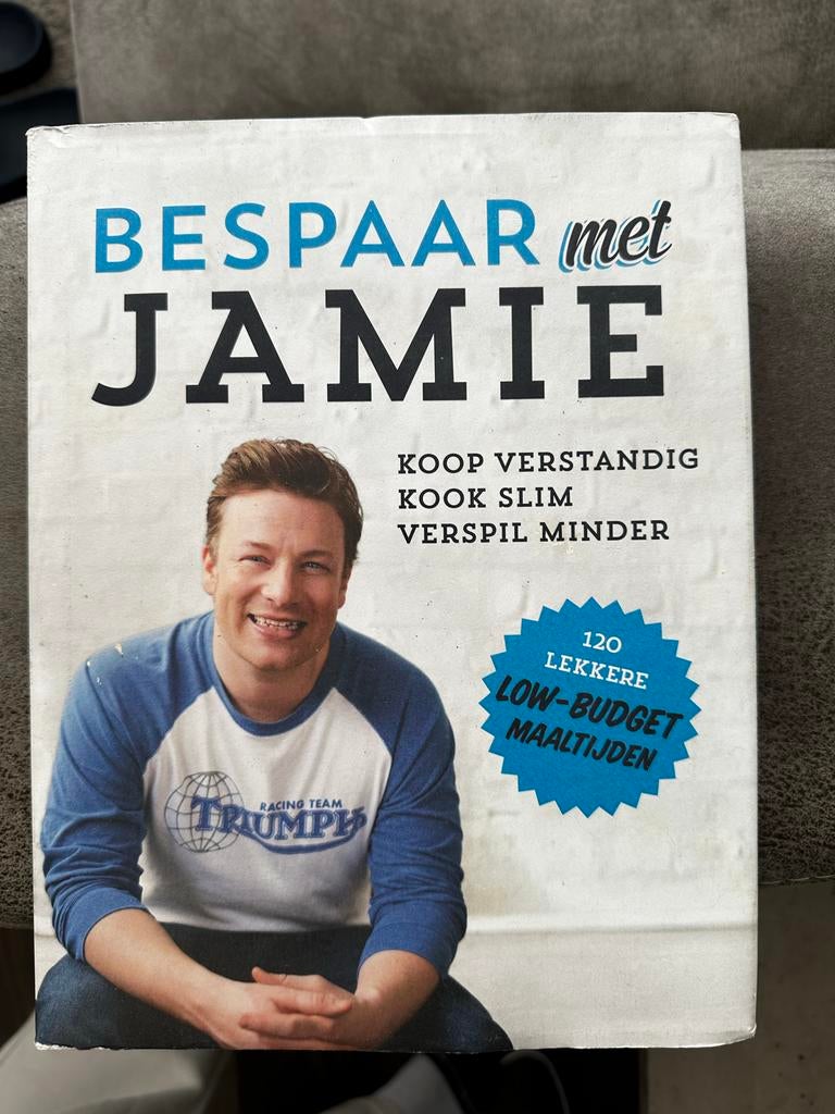 Bespaar met Jamie kookboek, Boeken, Kookboeken, Ophalen of Verzenden, Gelezen, Hoofdgerechten, Gezond koken