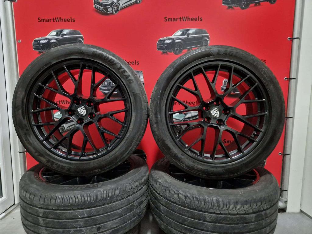 20 inch ORIGINEEL PORSCHE MACAN GTS SPYDER VELGEN EN BANDEN, Auto-onderdelen, Niet ingevuld, 265 mm, Banden en Velgen, Niet ingevuld