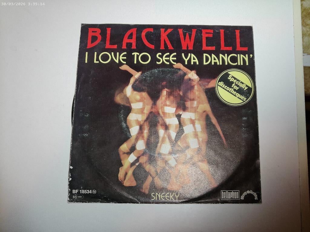 Blackwell - I love to see ya dancin', Gebruikt, 7 inch, Single, Ophalen of Verzenden