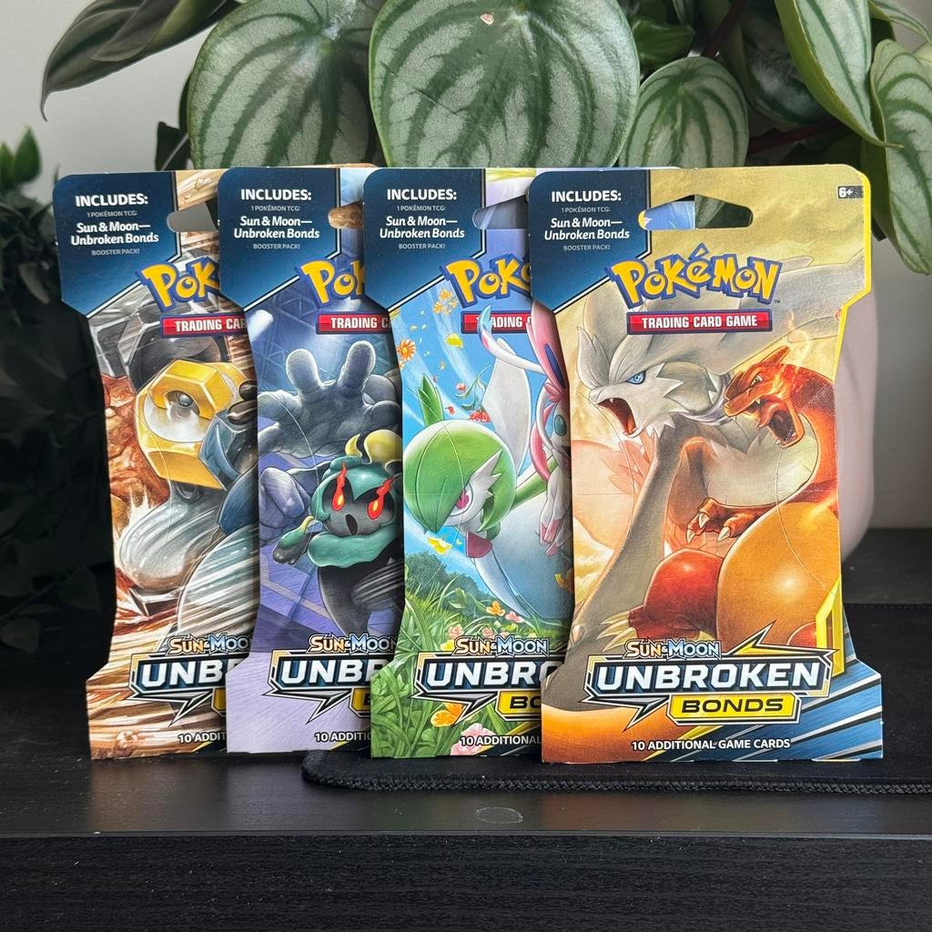Art set sleeved Unbroken Bonds Pokemon Packs, Ophalen of Verzenden, Zo goed als nieuw