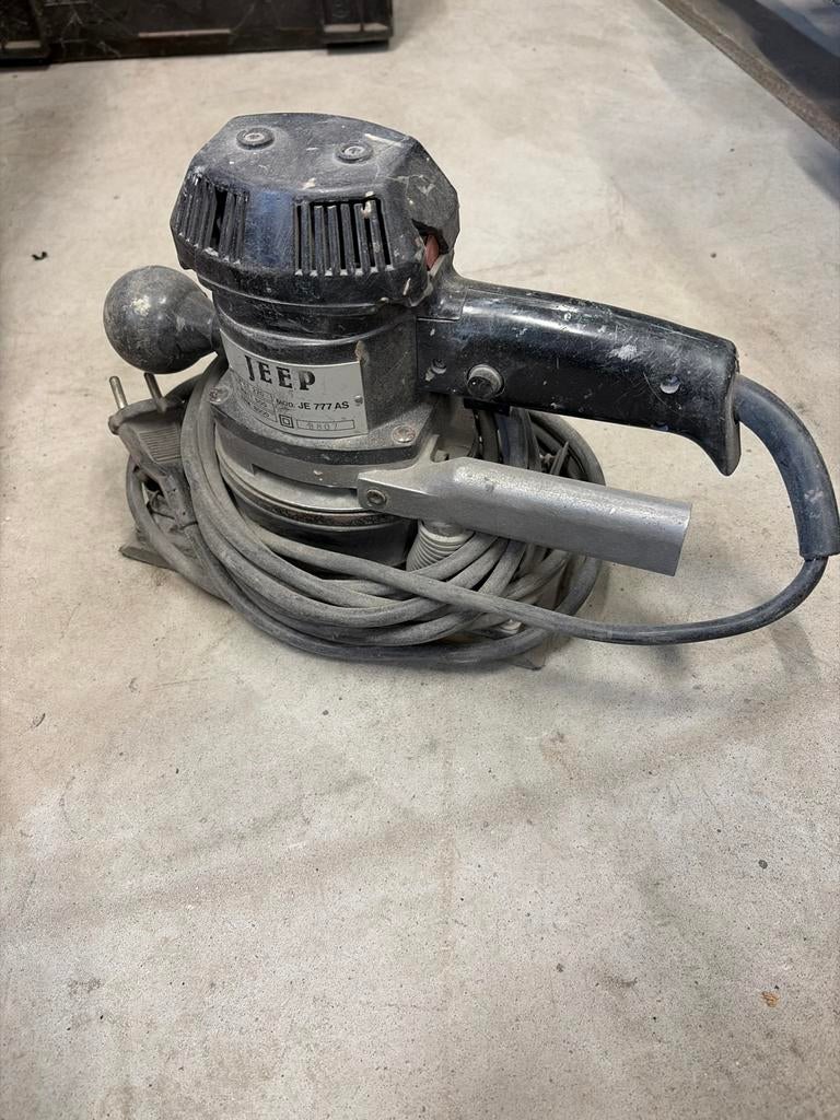 JEEP schuurmachine JE 777 AS, Ophalen of Verzenden, Gebruikt, Minder dan 600 watt, Vlakschuurmachine
