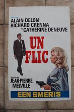 filmaffiche Alain Delon un flic 1972 filmposter, Rechthoekig Staand, Ophalen of Verzenden, Zo goed als nieuw, A1 t/m A3