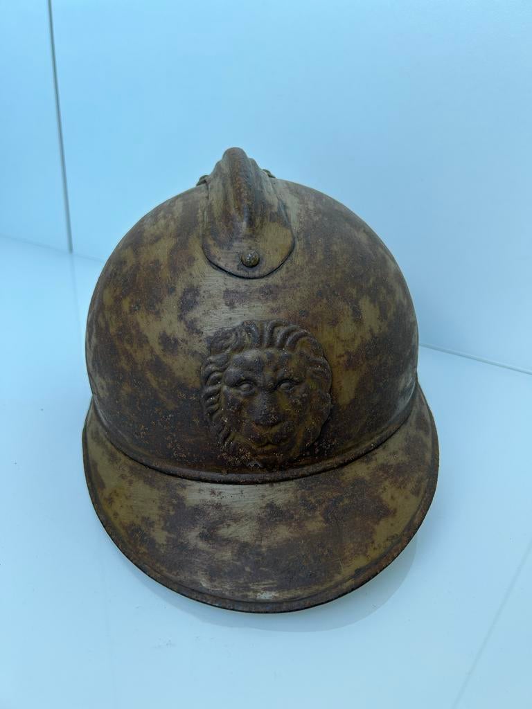 Belgische M15 Adrian helm - Eerste Wereldoorlog, Verzamelen, Ophalen of Verzenden, Landmacht, Overige gebieden, Helm of Baret