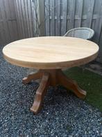 Ronde eettafel, Huis en Inrichting, Tafels | Salontafels, Ophalen, 100 tot 150 cm, Rond, Zo goed als nieuw