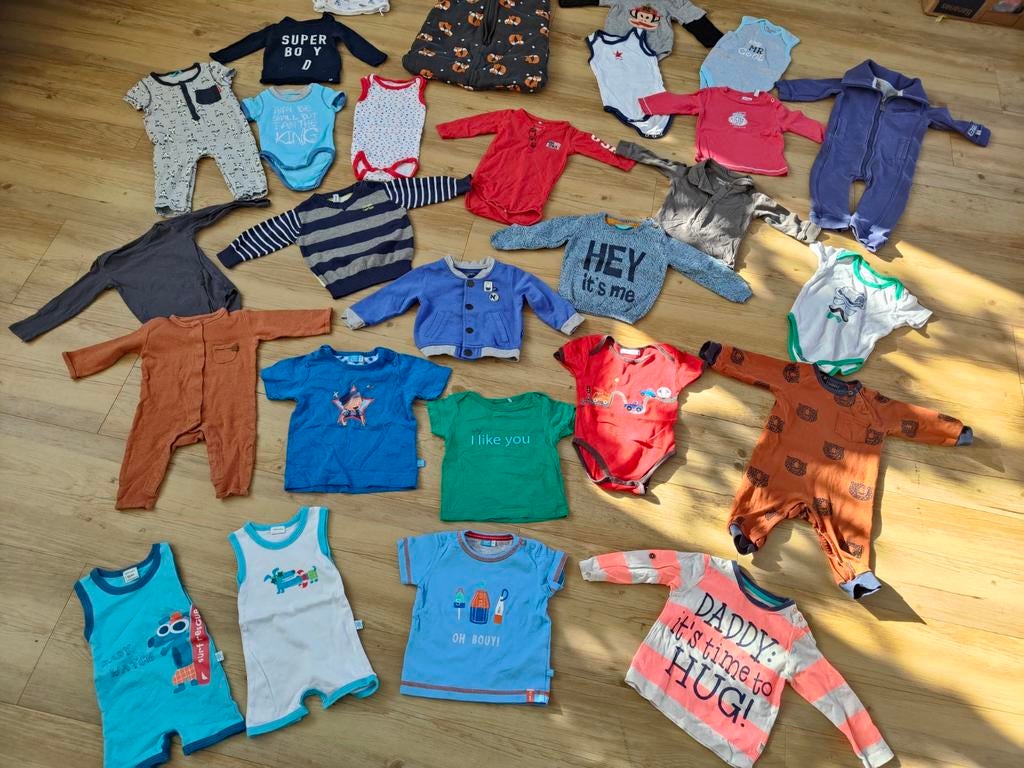 27-delig Zomer kledingpakket jongen maat 56 62 slaapzak imps, Ophalen of Verzenden, Jongetje