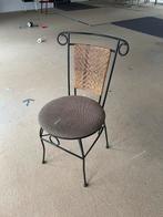 Bistro stoelen, vintage eetkamer stoel, Ophalen, Gebruikt, Zwart, Vintage