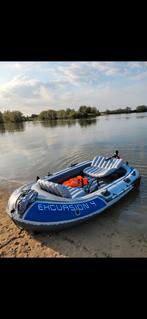 Intex Excursion 4 persoons opblaasboot met elektromotor, Onbekend, Ophalen of Verzenden, Onbekend, Intex