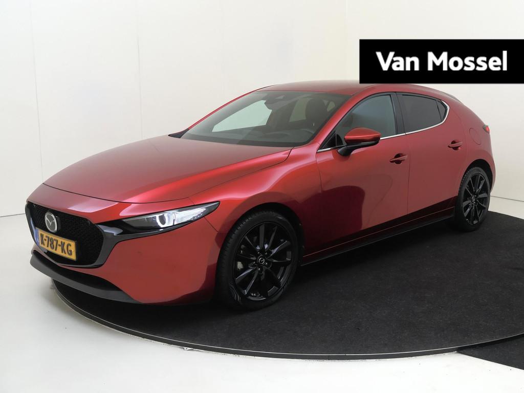 Mazda 3 2.0 e-SkyActiv-X M Hybrid 180 Luxury Navigatie | PDC, Auto's, Mazda, Bedrijf, Te koop, ABS, Achteruitrijcamera, Adaptive Cruise Control