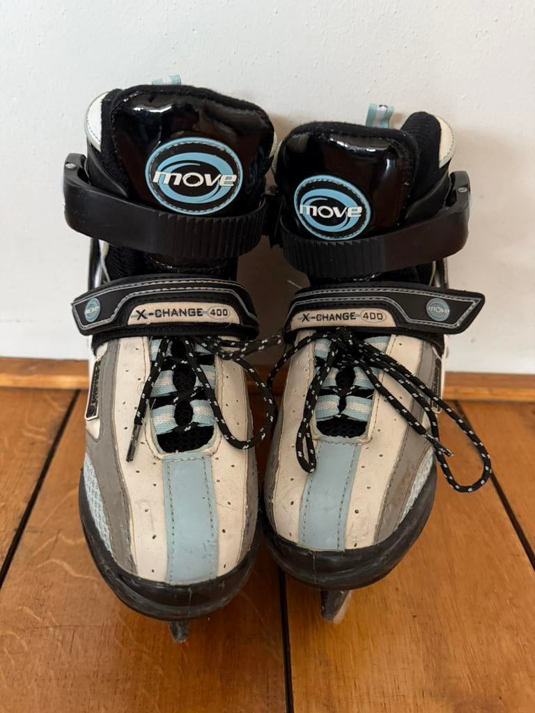 Schaatsen Move X-change 400 32-35, Sport en Fitness, Schaatsen, Overige merken, Ophalen of Verzenden, Zo goed als nieuw, IJshockeyschaatsen