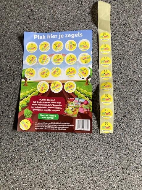 Lidl Mini's 1 volle kaart + 8 zegels NOG 3 dagen inleveren, Lidl, Ophalen of Verzenden