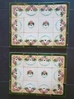 24 Antieke wandtegeltjes - haardplateau, Ophalen of Verzenden