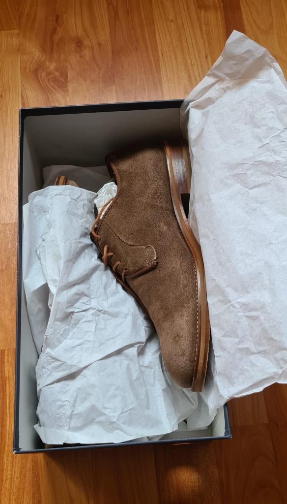 Schoenen Antonio Maurizi maat 42 2 keer gedragen, Ophalen, Bruin, Antonio Maurizi, Zo goed als nieuw