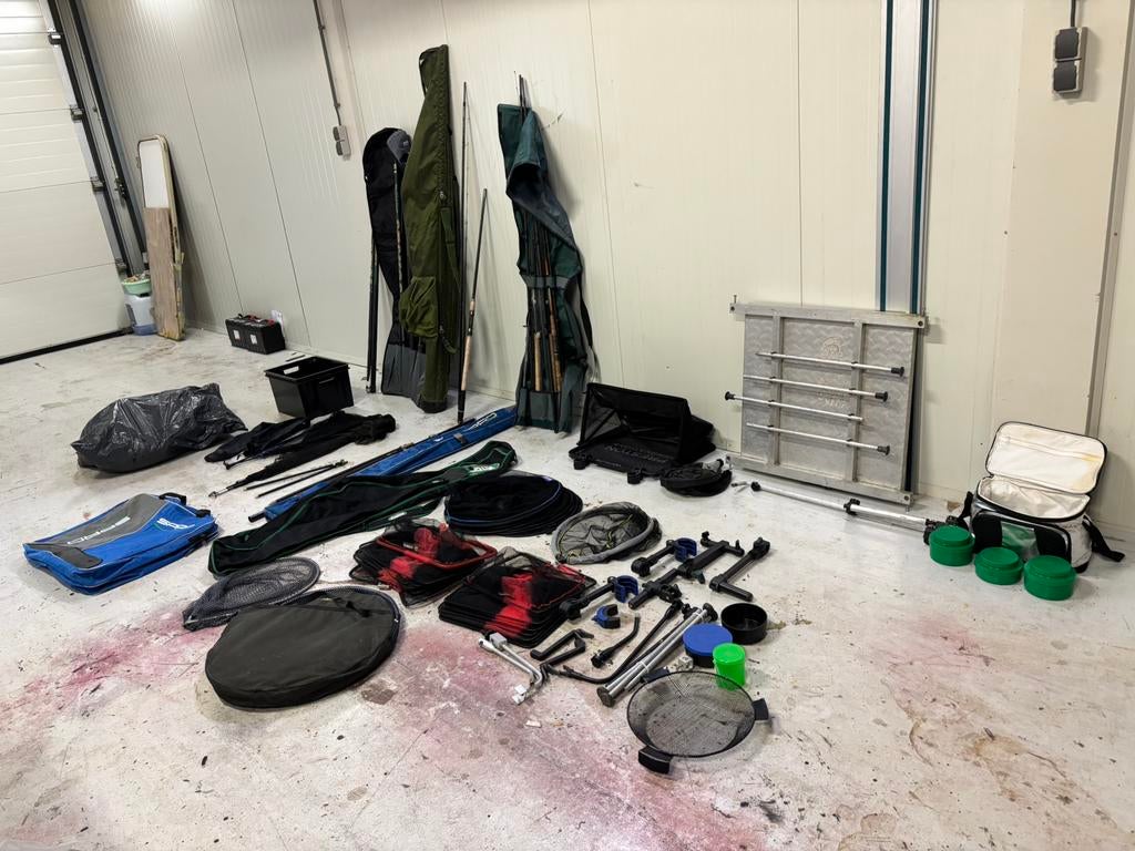Partij hengelsport cresta, preston, spro, sensas, Ophalen, Gebruikt