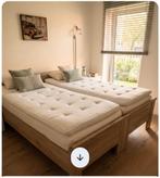 2 seniorenbedden, mooi en stevig, Huis en Inrichting, Slaapkamer | Bedden, Ophalen, Overige kleuren, Modern, eiken, Tweepersoons