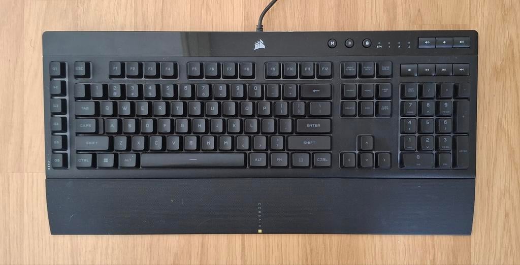 Corsair K55 RGB PRO Toetsenbord, Computers en Software, Toetsenborden, Gebruikt, Ophalen of Verzenden, Qwerty, Gaming toetsenbord