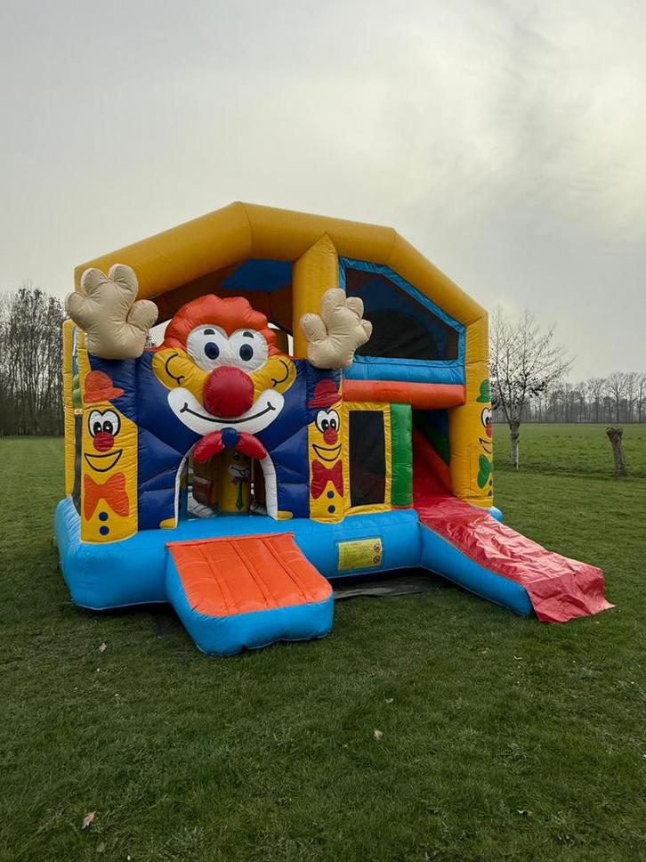 Springkussen huren/te huur multiplay, Hobby en Vrije tijd, Feestartikelen | Verhuur, Zo goed als nieuw, Overige, Ophalen